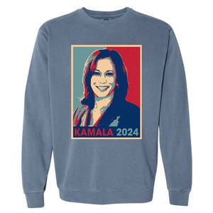 Kamala Harris 2024 For President Election Democratic Party Garment-Dyed Sweatshirt