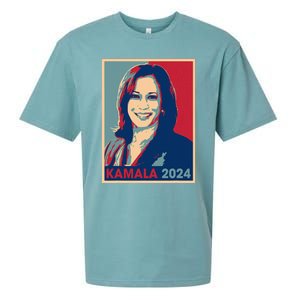 Kamala Harris 2024 For President Election Democratic Party Sueded Cloud Jersey T-Shirt