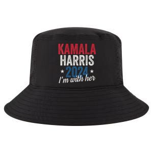 Kamala Harris 2024 Support Im With Her Kamala Harris 2024 Cool Comfort Performance Bucket Hat