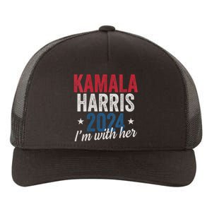 Kamala Harris 2024 Support Im With Her Kamala Harris 2024 Yupoong Adult 5-Panel Trucker Hat