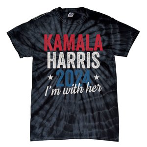 Kamala Harris 2024 Support Im With Her Kamala Harris 2024 Tie-Dye T-Shirt