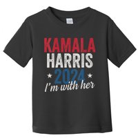 Kamala Harris 2024 Support Im With Her Kamala Harris 2024 Toddler T-Shirt