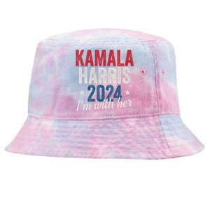 Kamala Harris 2024 Support Im With Her Kamala Harris 2024 Tie-Dyed Bucket Hat