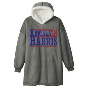 Kamala Harris 24 Harris 2024 Elect President Harris Hooded Wearable Blanket