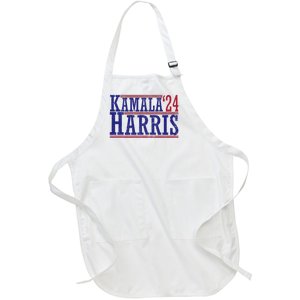 Kamala Harris 24 Harris 2024 Elect President Harris Full-Length Apron With Pockets