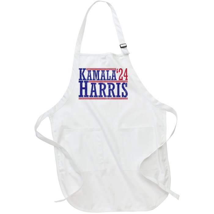 Kamala Harris 24 Harris 2024 Elect President Harris Full-Length Apron With Pockets