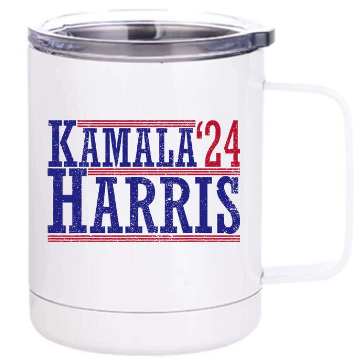 Kamala Harris 24 Harris 2024 Elect President Harris 12 oz Stainless Steel Tumbler Cup