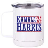 Kamala Harris 24 Harris 2024 Elect President Harris 12 oz Stainless Steel Tumbler Cup