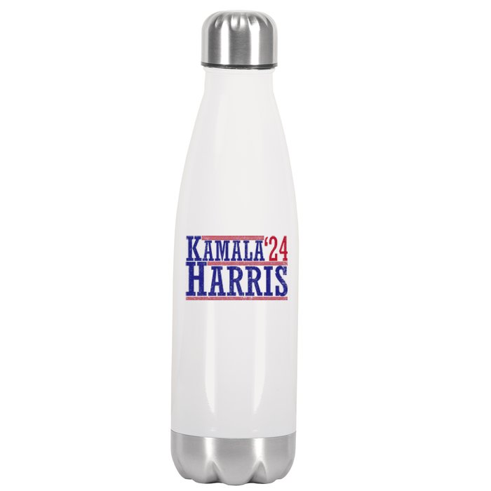 Kamala Harris 24 Harris 2024 Elect President Harris Stainless Steel Insulated Water Bottle