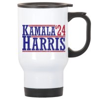 Kamala Harris 24 Harris 2024 Elect President Harris Stainless Steel Travel Mug