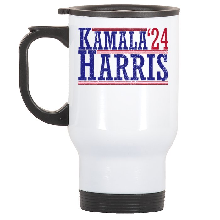 Kamala Harris 24 Harris 2024 Elect President Harris Stainless Steel Travel Mug