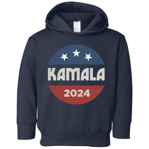 Kamala Harris 2024 For President Retro Toddler Hoodie