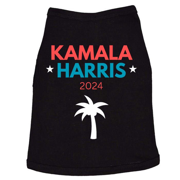 Kamala Harris 2024 Us Election Coconut Funny Meme Design Doggie Tank