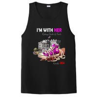 Kamala Harris 2024 IM With Her Rocking Chucks & Pearls PosiCharge Competitor Tank