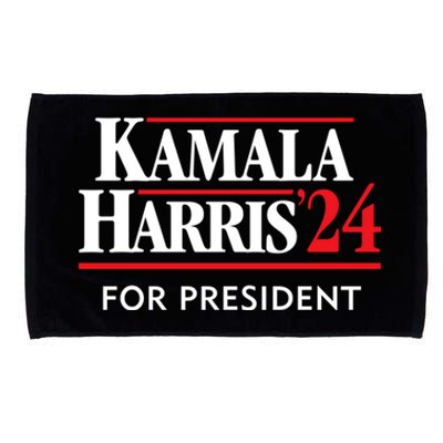 Kamala Harris 2024 For President Election Campaign Microfiber Hand Towel