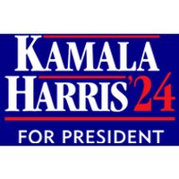 Kamala Harris 2024 For President Election Campaign Bumper Sticker