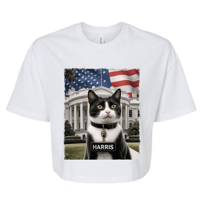 Kamala Harris 2024 President Gifts Funny Childless Cat Ladies For Harris 2024 Bella+Canvas Jersey Crop Tee