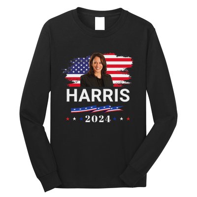 Kamala Harris 2024 Kamala Harris For President 2024 Long Sleeve Shirt