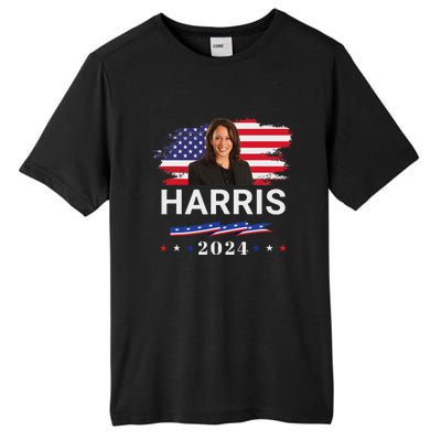 Kamala Harris 2024 Kamala Harris For President 2024 Tall Fusion ChromaSoft Performance T-Shirt