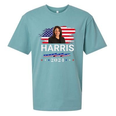 Kamala Harris 2024 Kamala Harris For President 2024 Sueded Cloud Jersey T-Shirt