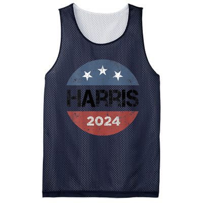 Kamala Harris 2024 For President Campaign Us Flag Mesh Reversible Basketball Jersey Tank