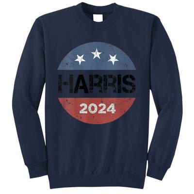 Kamala Harris 2024 For President Campaign Us Flag Tall Sweatshirt