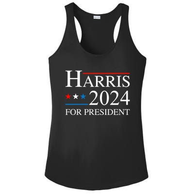 Kamala Harris 2024 For President Election Campaign Ladies PosiCharge Competitor Racerback Tank