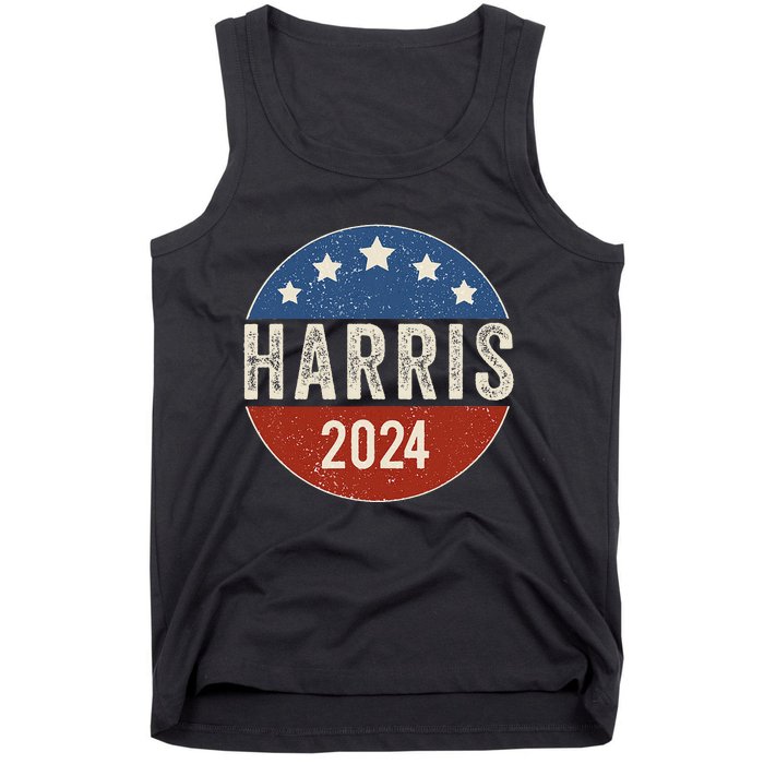 Kamala Harris 2024 For President Campaign Us Flag Tank Top