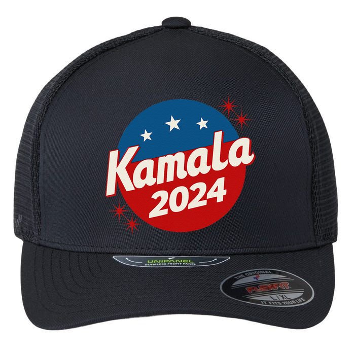 Kamala Harris 2024 For President I Am Speaking Vintage Flexfit Unipanel Trucker Cap