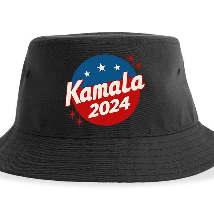 Kamala Harris 2024 For President I Am Speaking Vintage Sustainable Bucket Hat