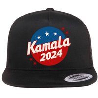 Kamala Harris 2024 For President I Am Speaking Vintage Flat Bill Trucker Hat