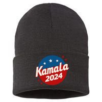 Kamala Harris 2024 For President I Am Speaking Vintage Sustainable Knit Beanie