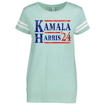 Kamala Harris 24 President Usa Democrat Party Enza Ladies Jersey Football T-Shirt