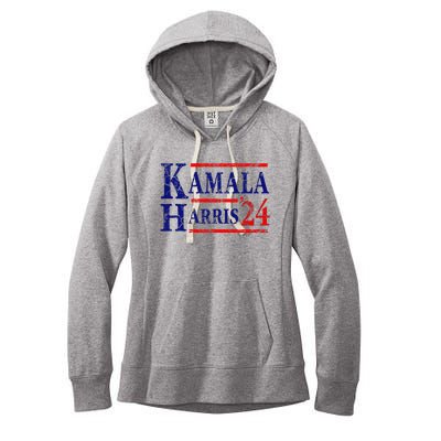 Kamala Harris 24 President Usa Democrat Party Women's Fleece Hoodie