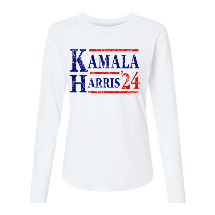 Kamala Harris 24 President Usa Democrat Party Womens Cotton Relaxed Long Sleeve T-Shirt