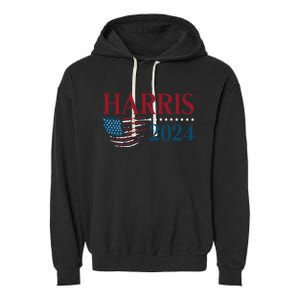 Kamala Harris 2024 For President Campaign Garment-Dyed Fleece Hoodie