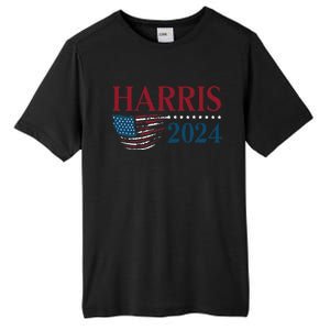 Kamala Harris 2024 For President Campaign Tall Fusion ChromaSoft Performance T-Shirt