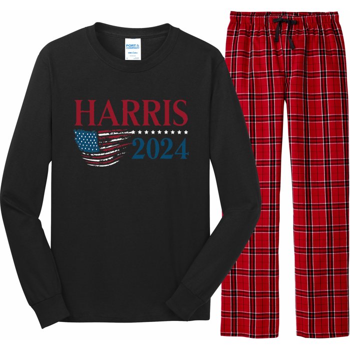 Kamala Harris 2024 For President Campaign Long Sleeve Pajama Set