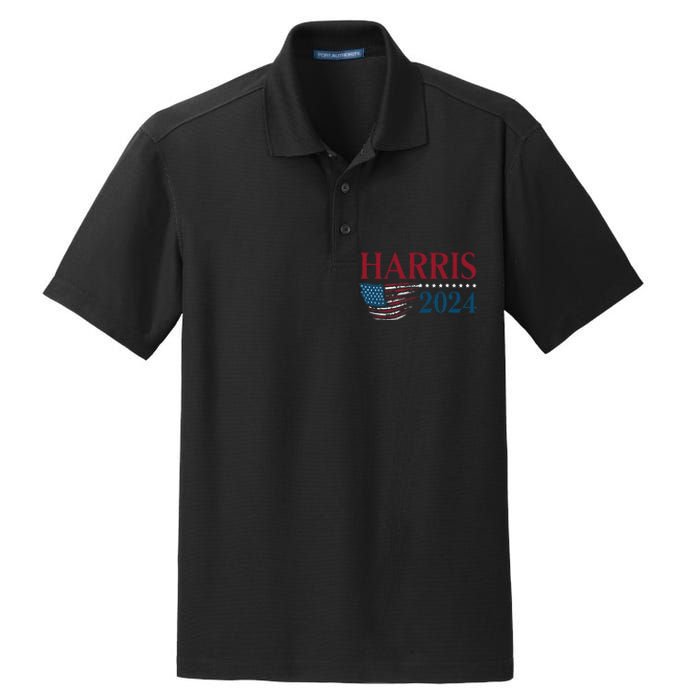 Kamala Harris 2024 For President Campaign Dry Zone Grid Polo