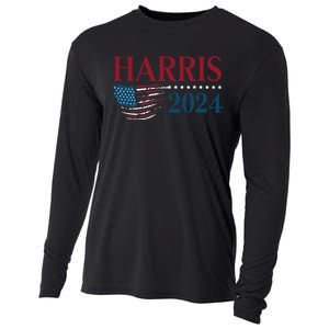 Kamala Harris 2024 For President Campaign Cooling Performance Long Sleeve Crew