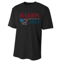 Kamala Harris 2024 For President Campaign Performance Sprint T-Shirt