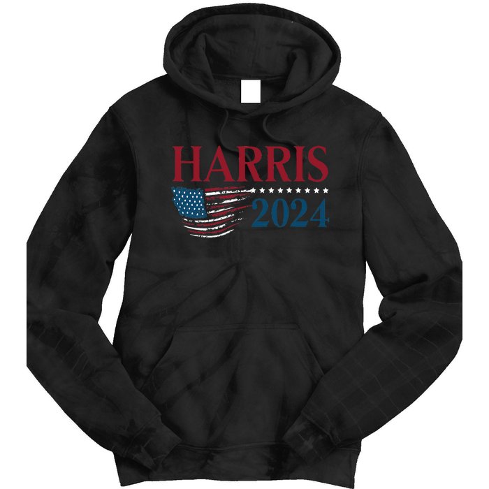 Kamala Harris 2024 For President Campaign Tie Dye Hoodie