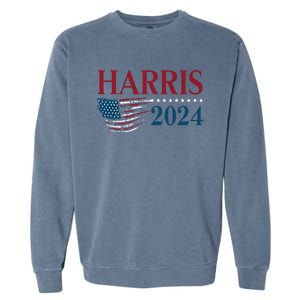 Kamala Harris 2024 For President Campaign Garment-Dyed Sweatshirt