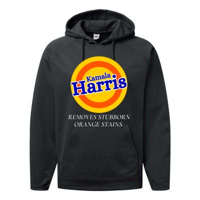 Kamala Harris 2024 Removes Stubborn Orange Stains Performance Fleece Hoodie