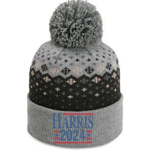 Kamala Harris 2024 For President Vote Madam Kamala The Baniff Cuffed Pom Beanie