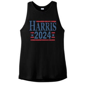 Kamala Harris 2024 For President Vote Madam Kamala Ladies PosiCharge Tri-Blend Wicking Tank