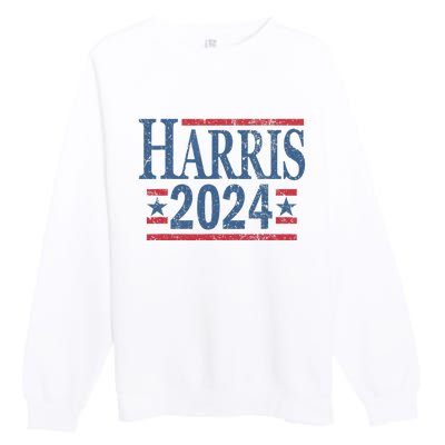 Kamala Harris 2024 For President Vote Madam Kamala Premium Crewneck Sweatshirt