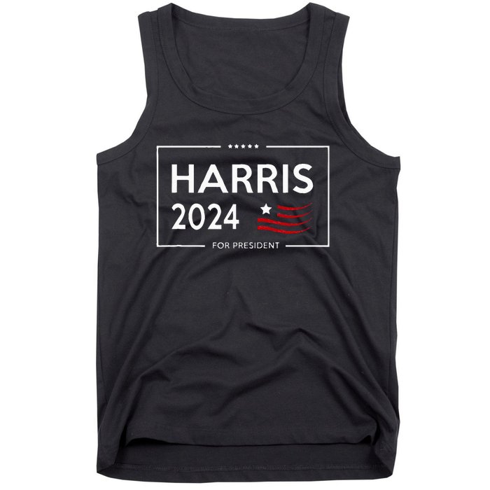 Kamala Harris 2024 For President Campaign Tank Top