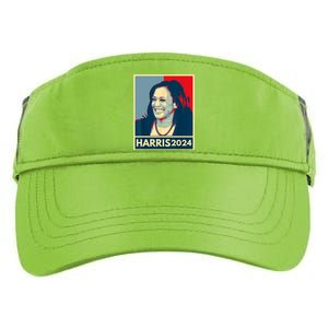 Kamala Harris 2024 Retro Usa Election Adult Drive Performance Visor