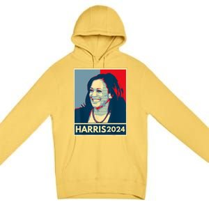 Kamala Harris 2024 Retro Usa Election Premium Pullover Hoodie